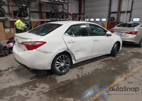 2016 Toyota Corolla S Plus z USA, uszkodzony, nr VIN 5YFBURHE9GP547480